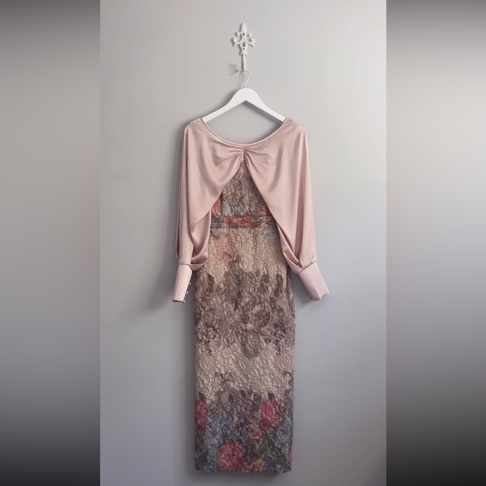 RARE Custom Vintage Floral Gown